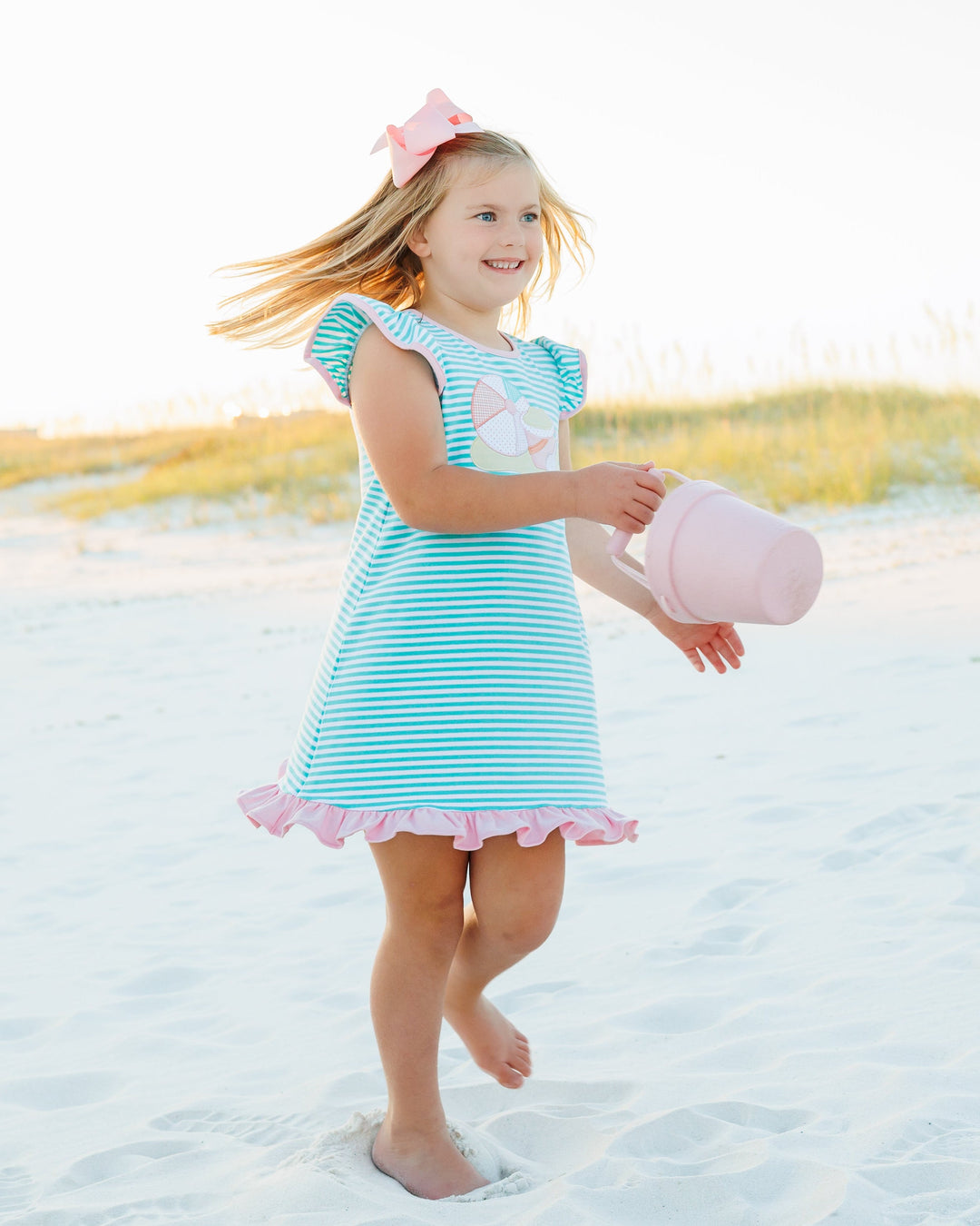 Beach Days Flutter Dress - Hampton James Clothing - view 6