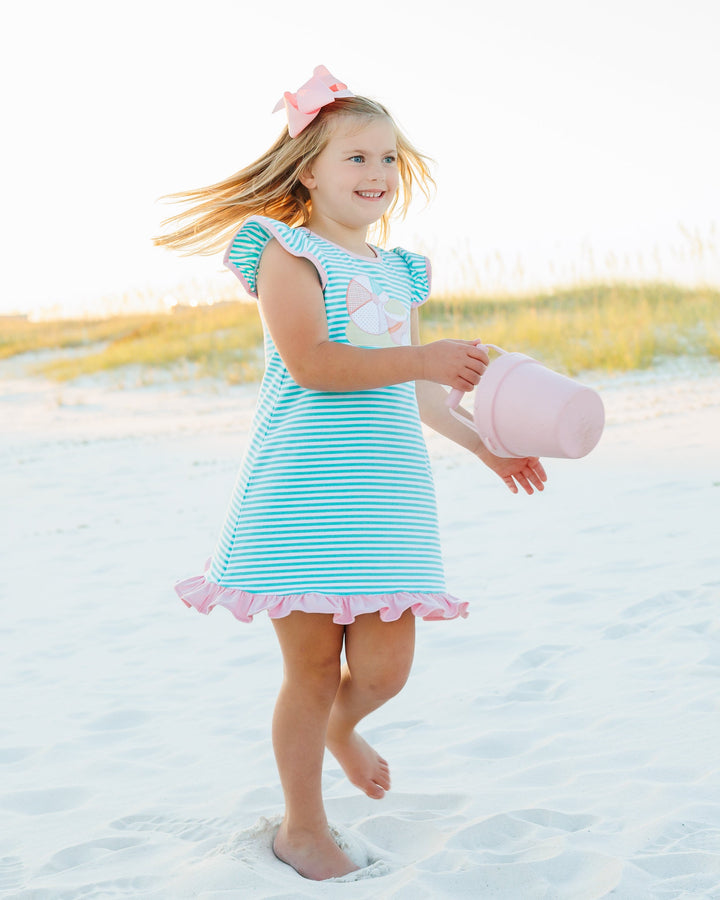 Beach Days Flutter Dress - Hampton James Clothing - view 6