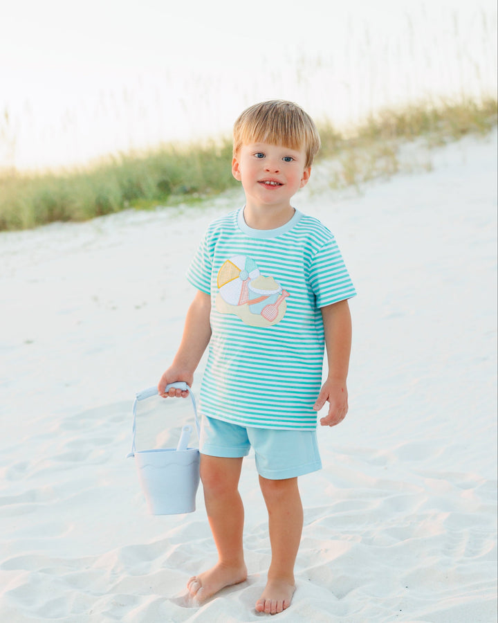 Beach Days Short Set - Hampton James Clothing - detail view