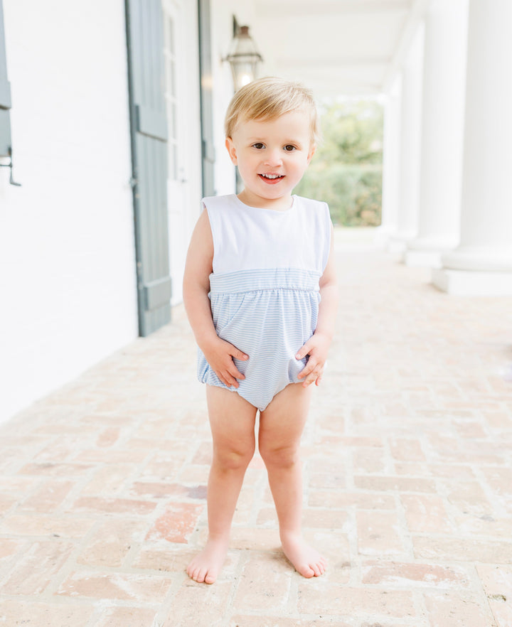Benjamin Bubble- Light Blue Stripe - Hampton James Clothing - view 4