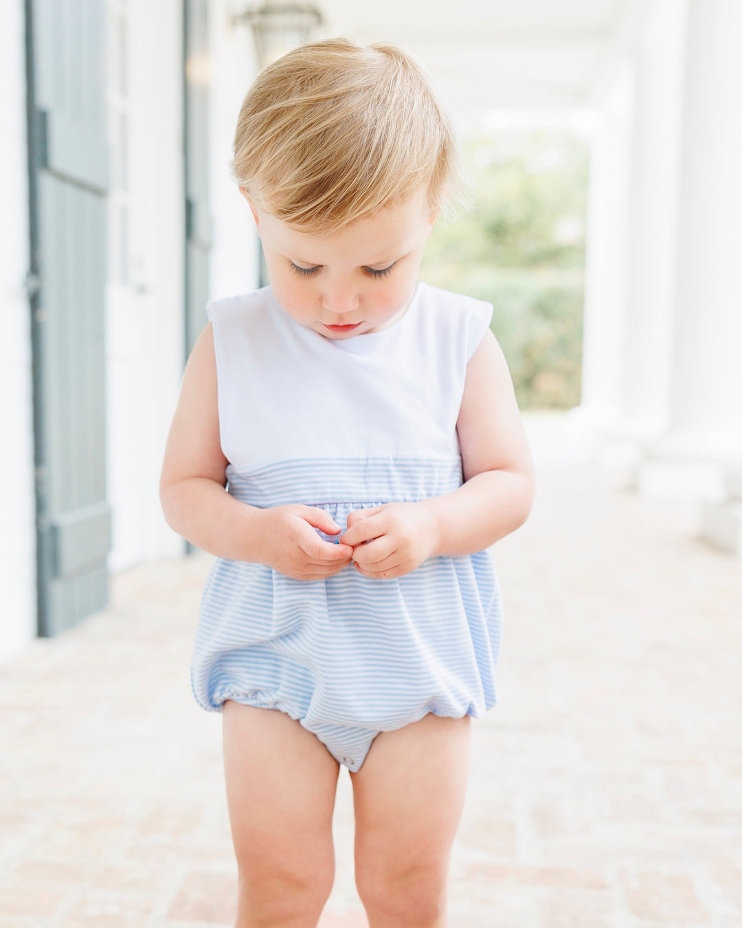 Benjamin Bubble- Light Blue Stripe - Hampton James Clothing - view 5
