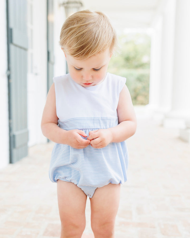 Benjamin Bubble- Light Blue Stripe - Hampton James Clothing - view 5