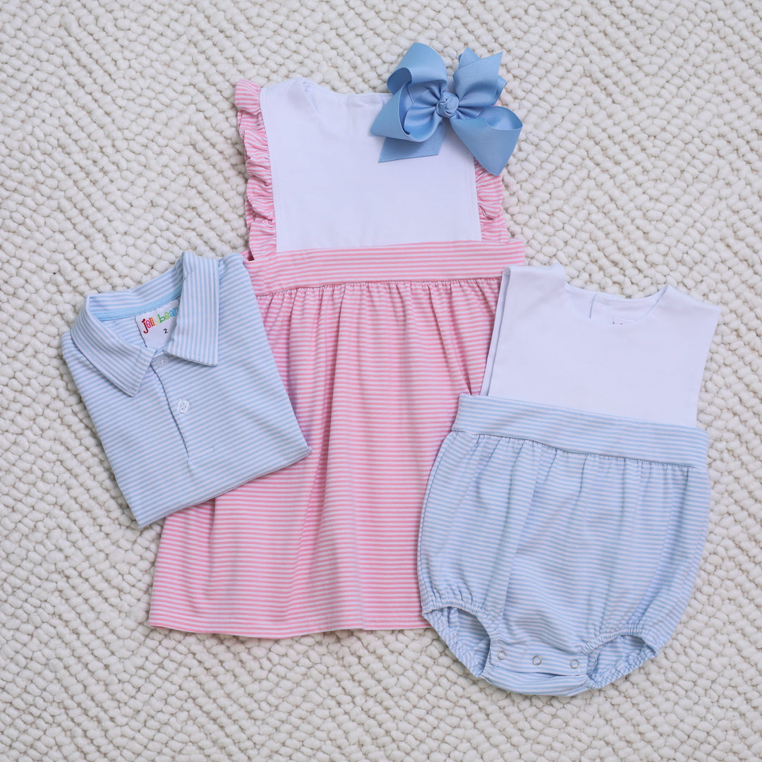Benjamin Bubble- Light Blue Stripe - Hampton James Clothing - view 6