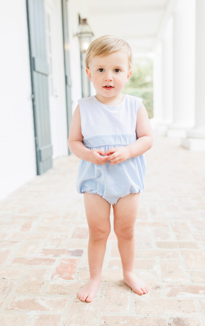 Benjamin Bubble- Light Blue Stripe - Hampton James Clothing - view 8