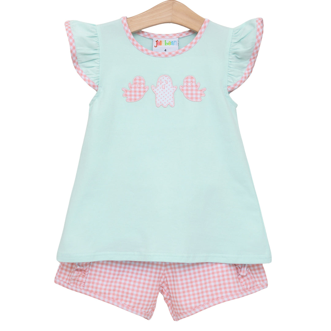 Boo Buddies Ruffle Short Set