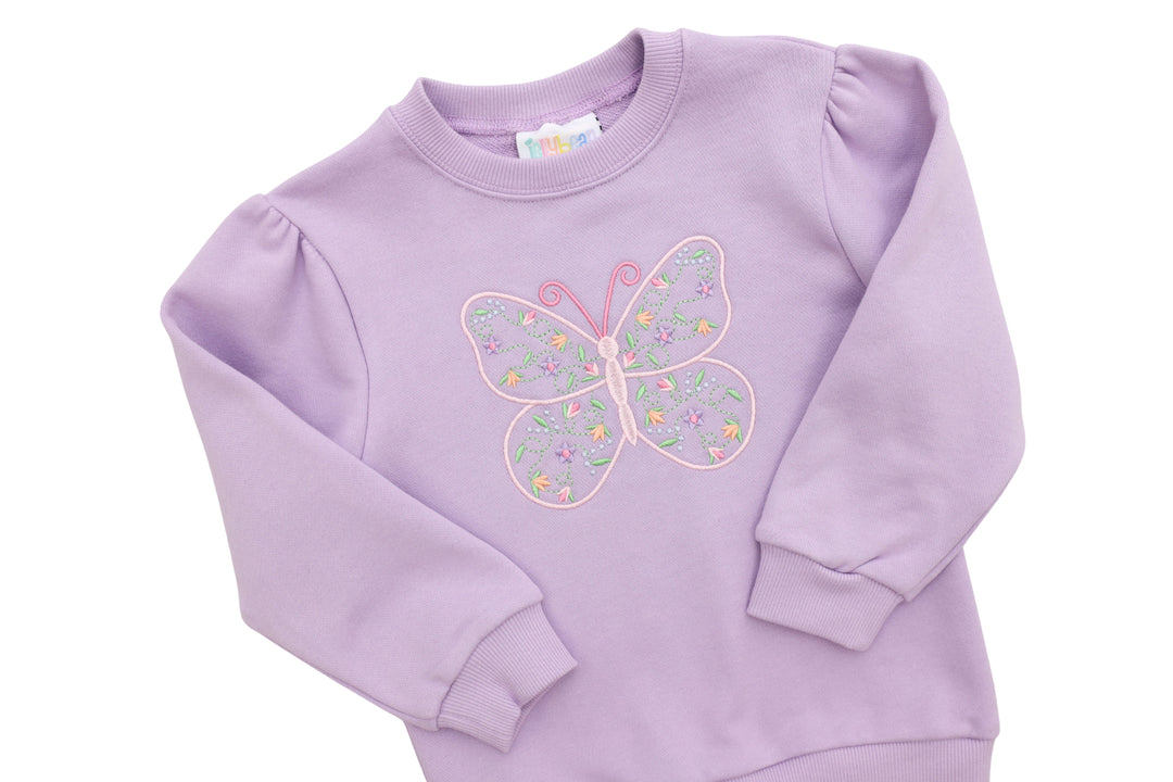 Butterfly French Terry Pullover