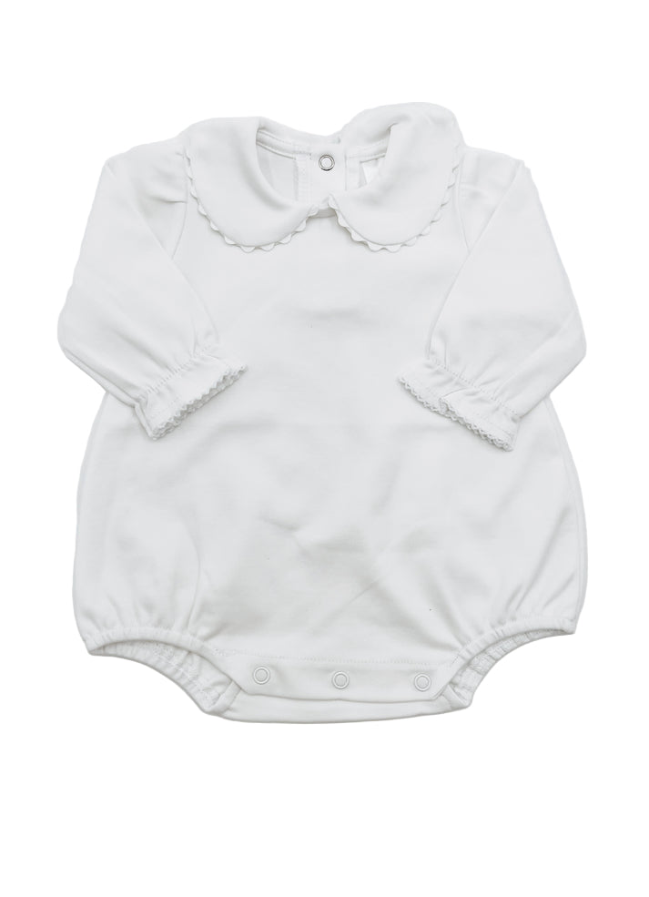 Bubble - Scalloped Collared LS