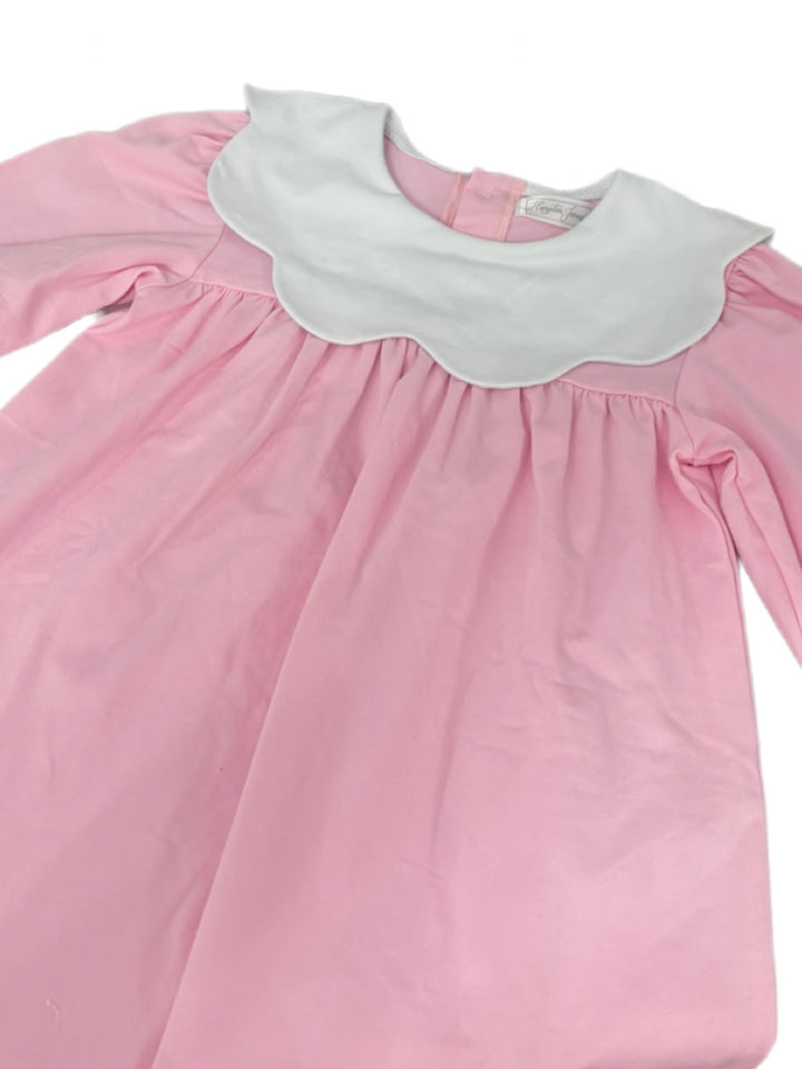 Scottie Pink Scalloped Collar Dress