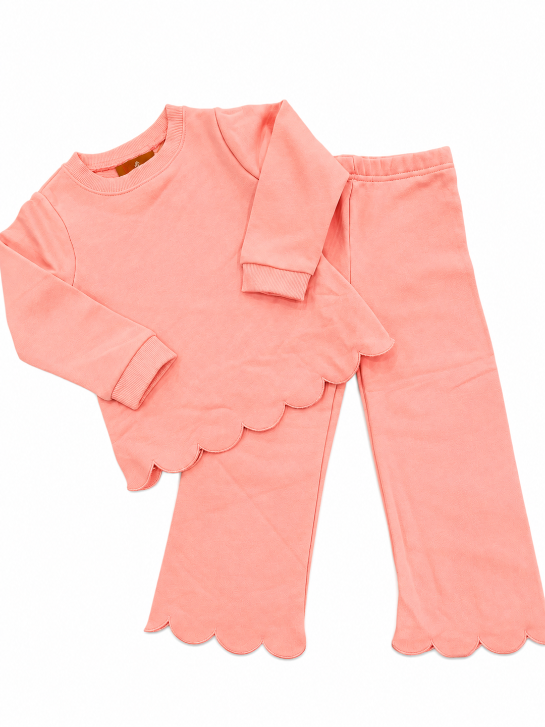Millie Jay: Scottie Scalloped Set - Coral