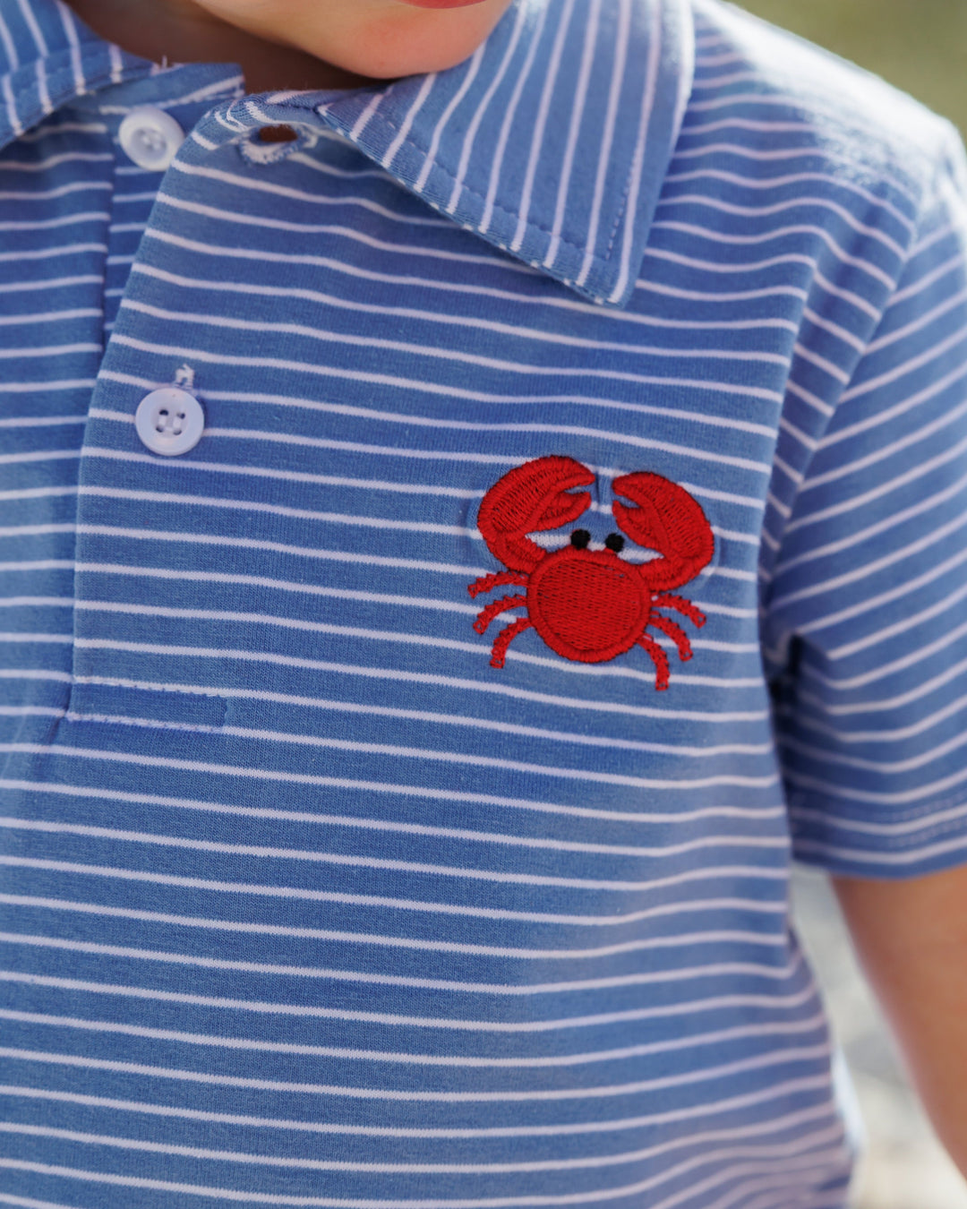 Coastal Crab Polo - Hampton James Clothing - view 6