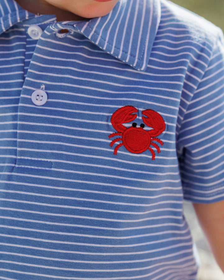 Coastal Crab Polo - Hampton James Clothing - view 6