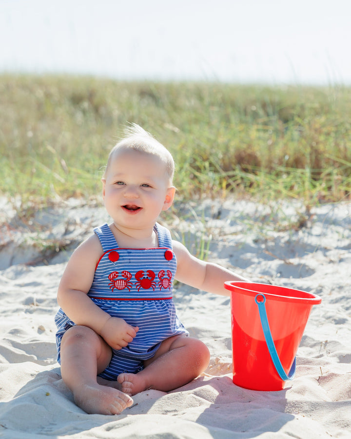 Coastal Crab Sunsuit - Hampton James Clothing - back view
