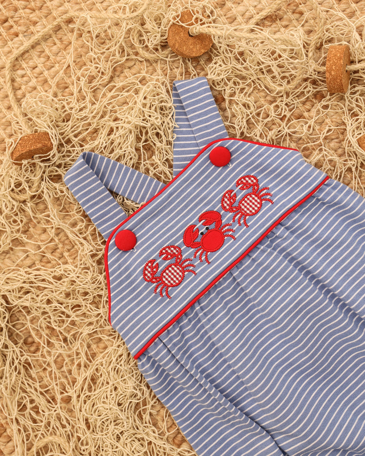 Coastal Crab Sunsuit - Hampton James Clothing - view 4