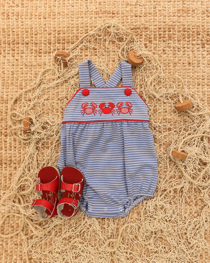 Coastal Crab Sunsuit - Hampton James Clothing - view 5