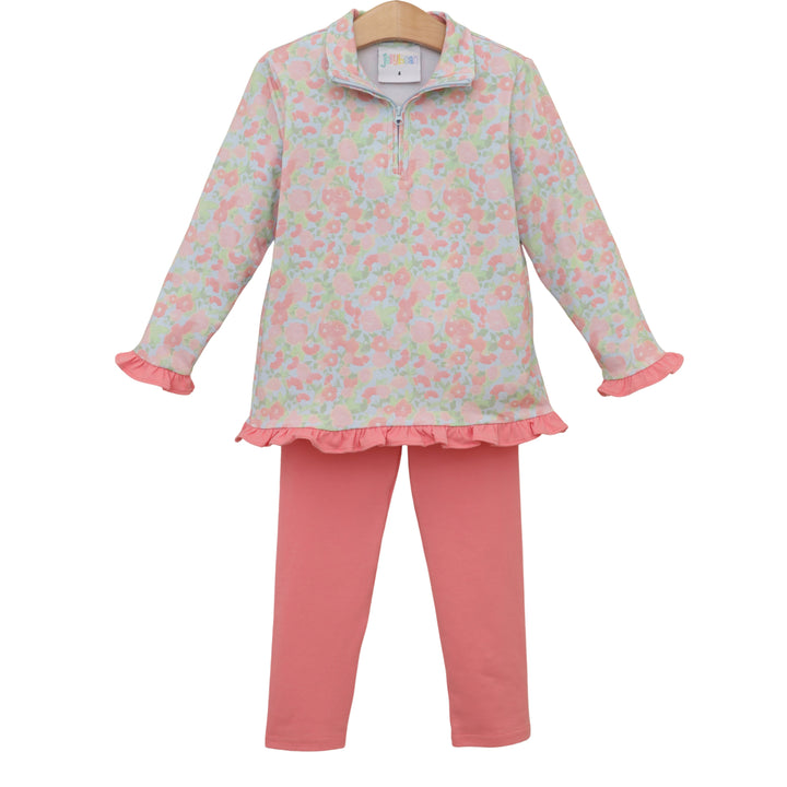 Cottage Blooms Elise Ruffle Pullover Set