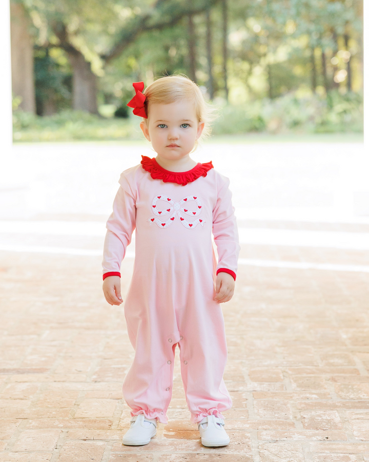 Cupid's Bow Ruffle Romper