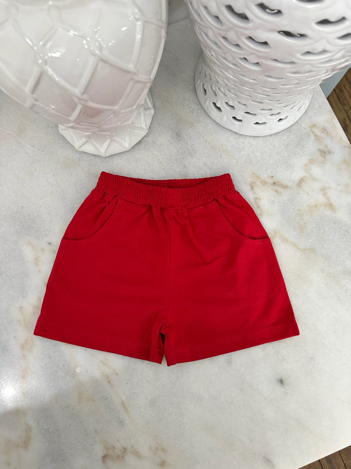 Smiley Crab: Red Shorts