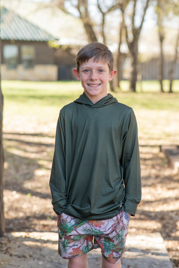 Blue Quail: Evergreen Lightweight Performance Hoodie