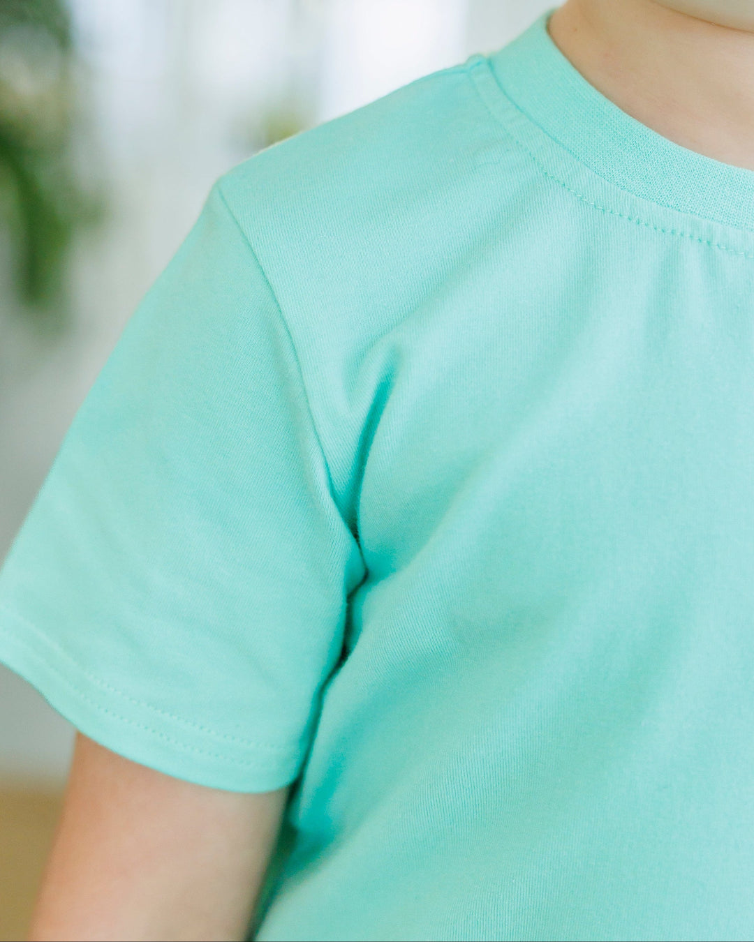 Drew Short Set- Mint and Light Blue Stripe - Hampton James Clothing - view 6