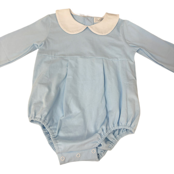 Logan Light Blue Collared Bubble