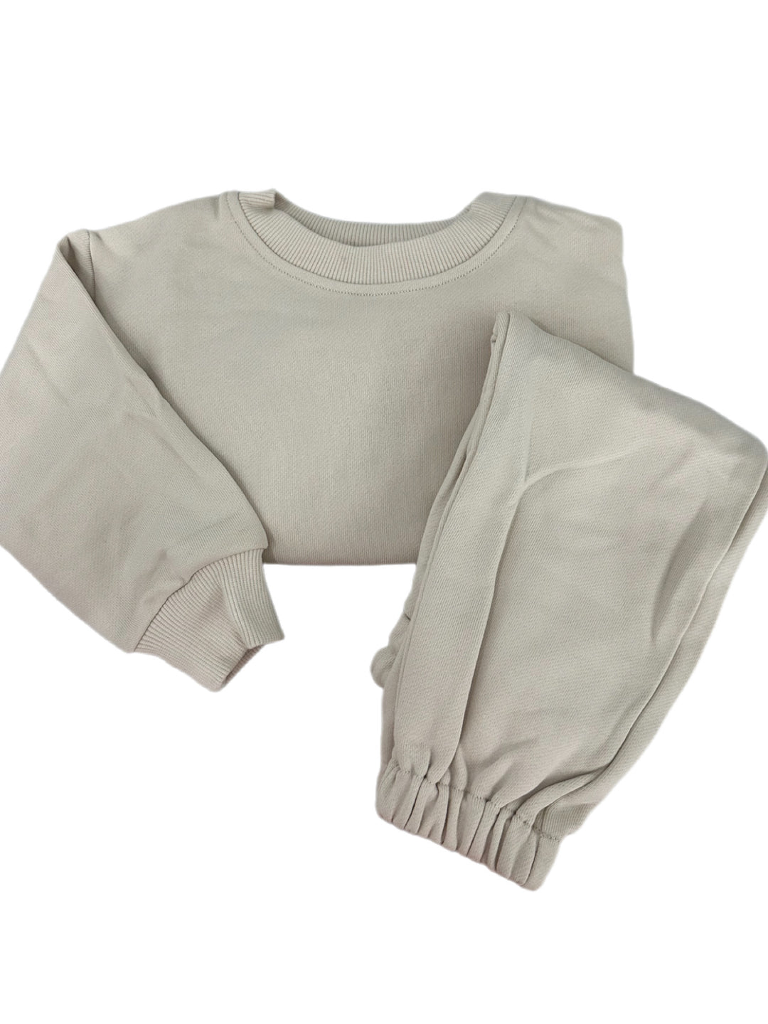 12-18m Beige Jogger Set