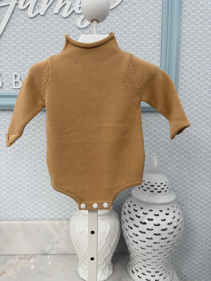 Rollneck Bubble - Khaki - 6-12m