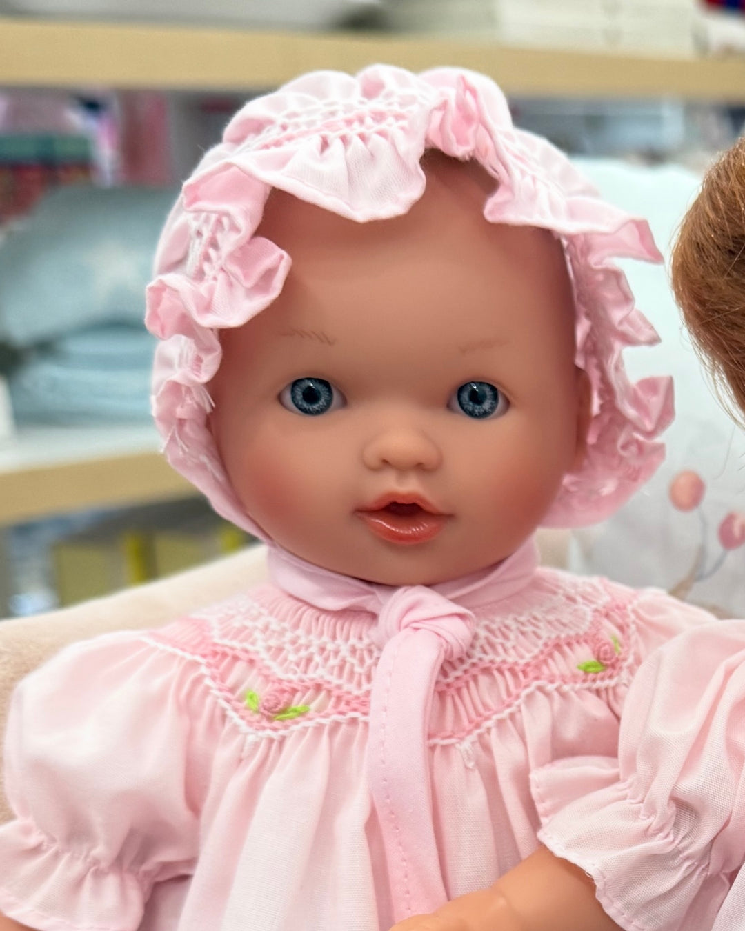 Rosalina Pink Dress 10" Abbey Doll (Doll, Dress, and Embroidery)