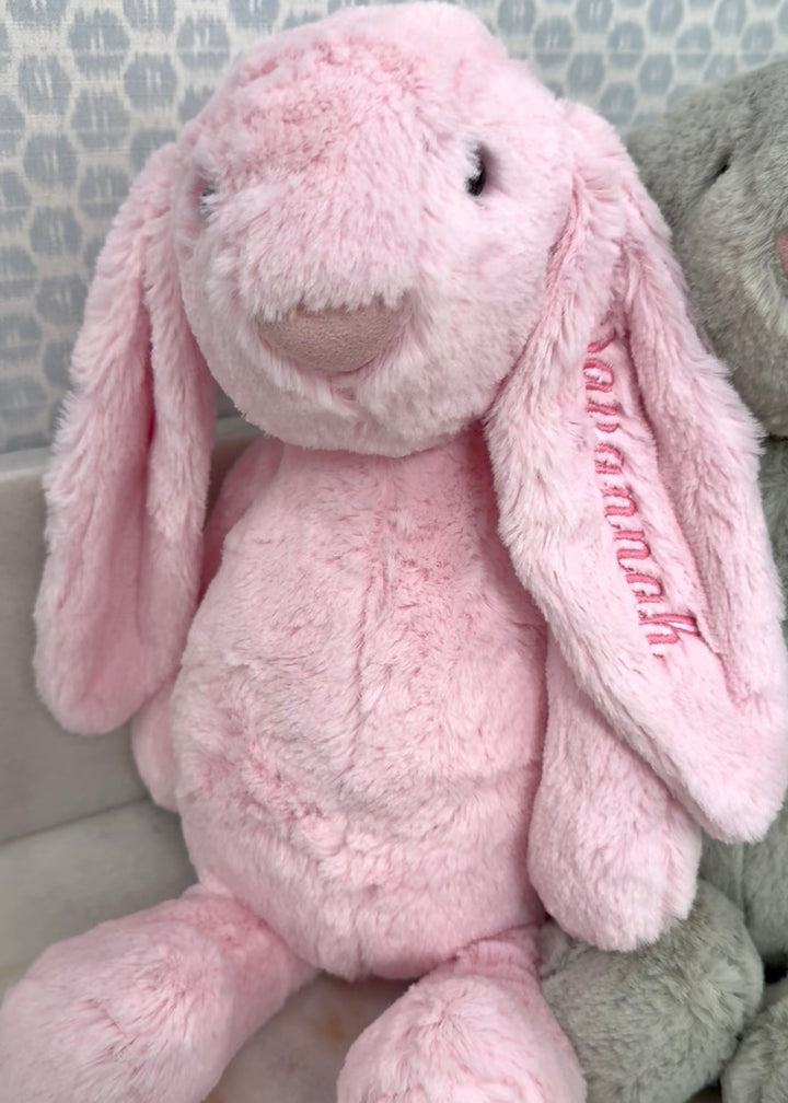 Hampton James Customized Light Pink Bunny