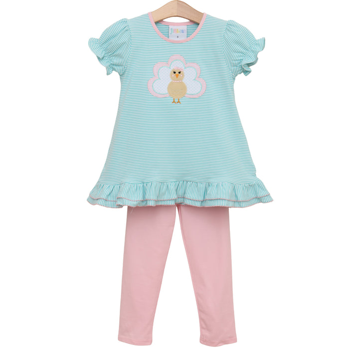 Give Thanks Ruffle Pants Set
