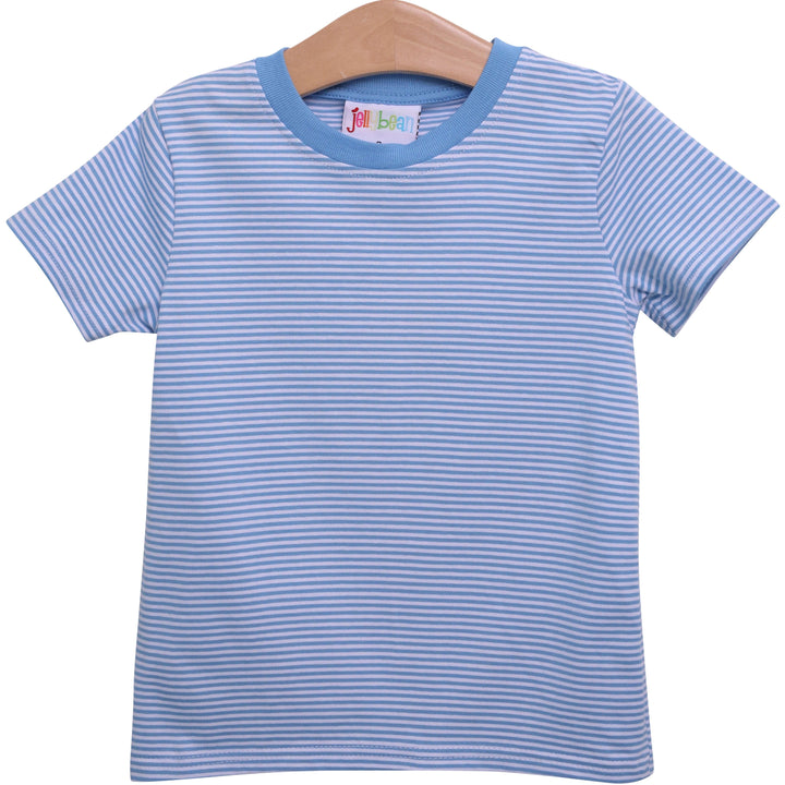Graham Shirt- Cornflower Blue Stripe