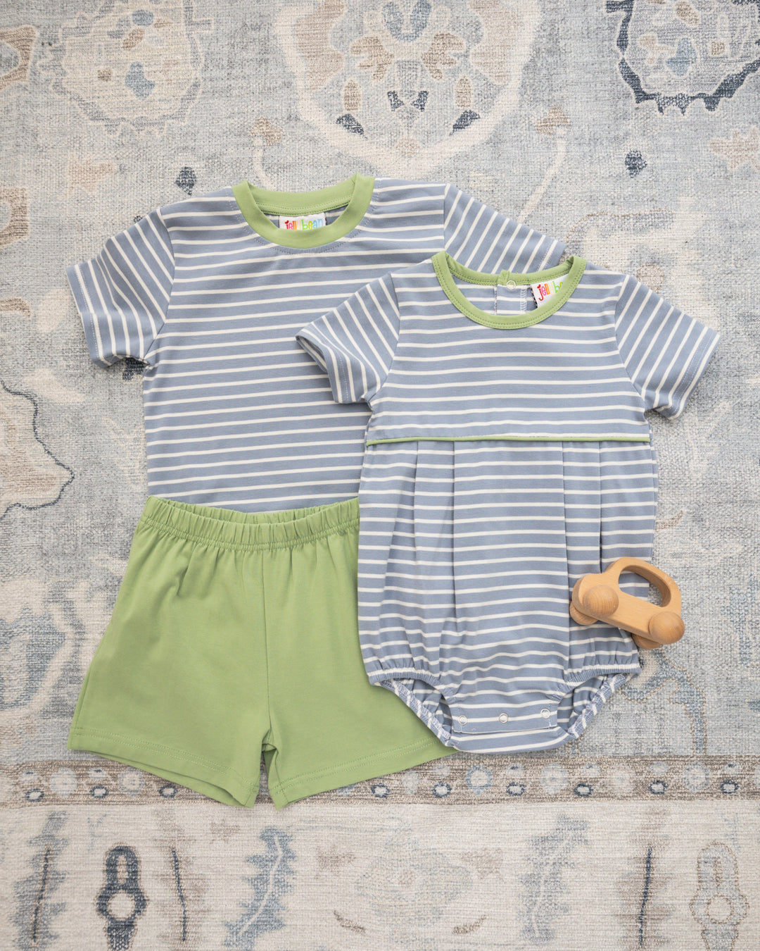 Graham Short Set- Slate and Sage