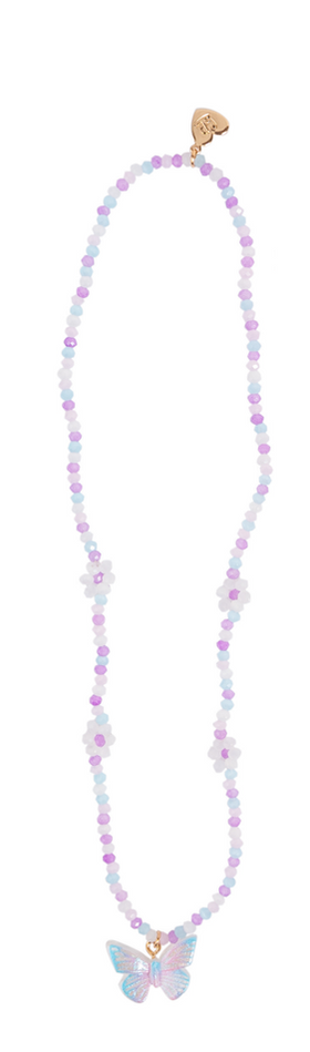 Butterflies and Daises Necklace,  Assorted