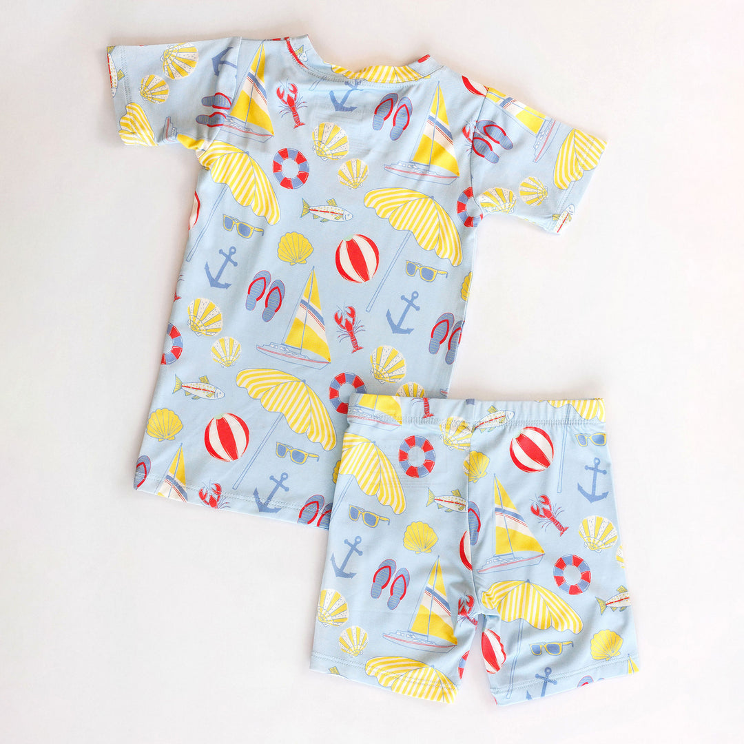 Hollis Baker -  Loungewear Set - Beach Days Blue