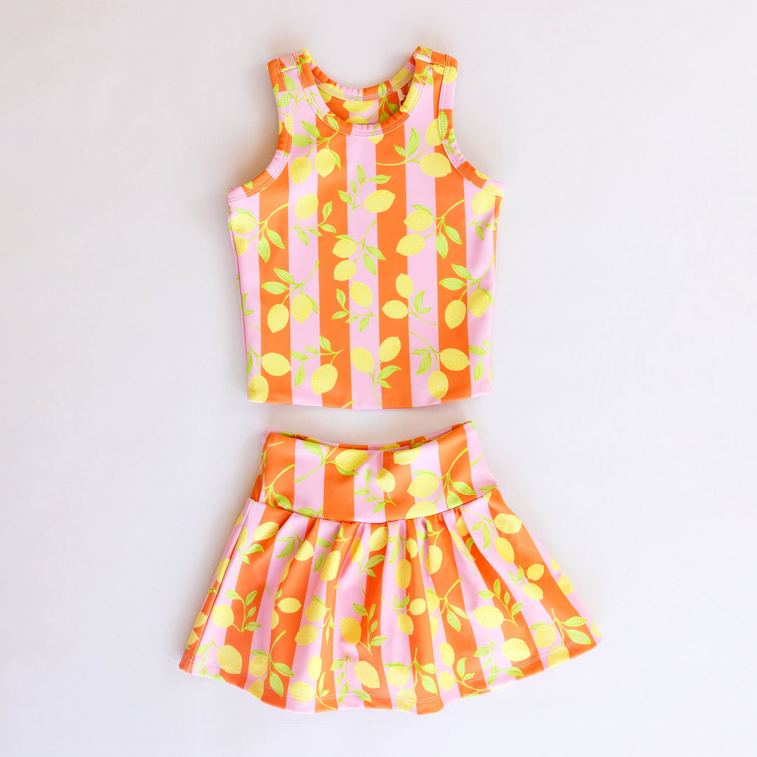 Hollis Baker -  Sarah Set - Pink Lemons