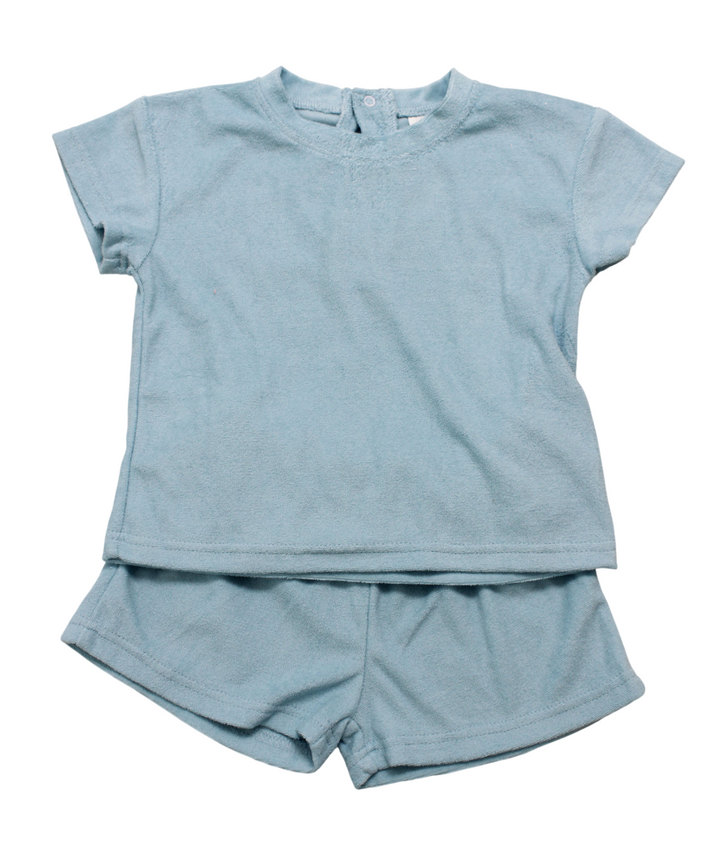 Hampton James Terry Short Set - Blue