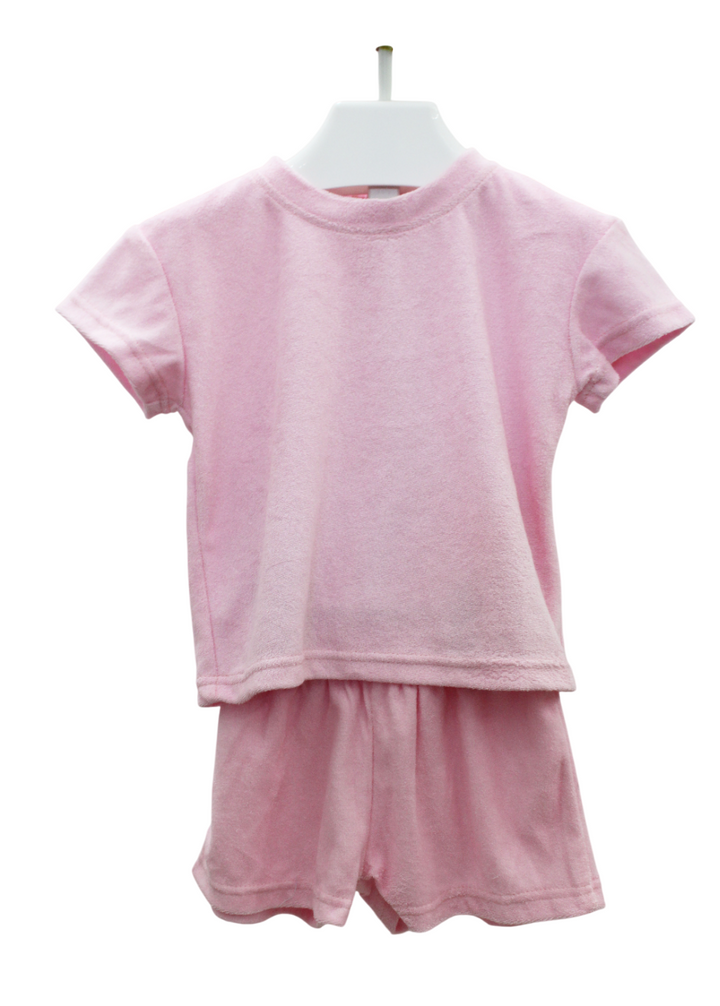 Hampton James Terry Short Set - Pink