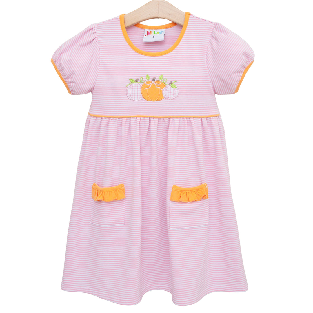 Harvest Trio Ruffle Pocket Dress