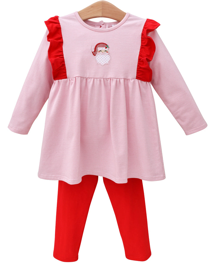 Ho Ho Ho Ruffle Pants Set