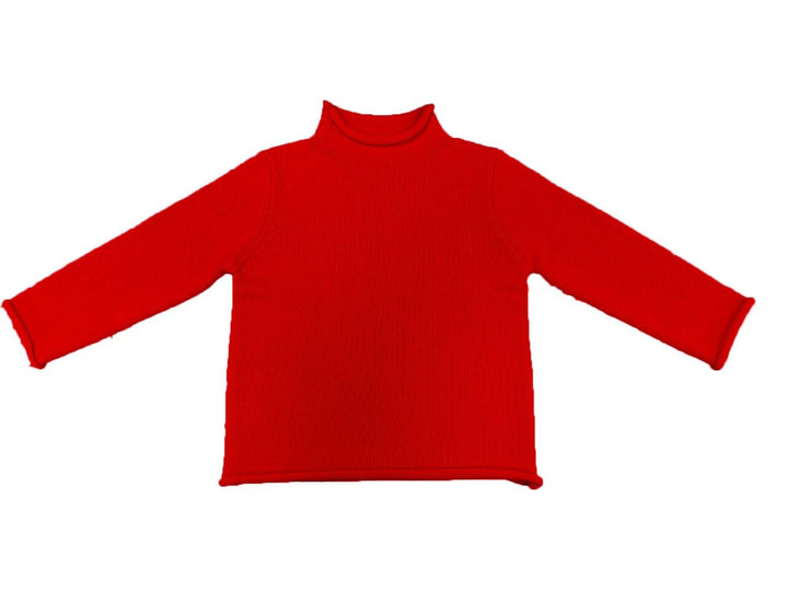 Hampton James Rollneck Sweater - Red (Fits TTS)