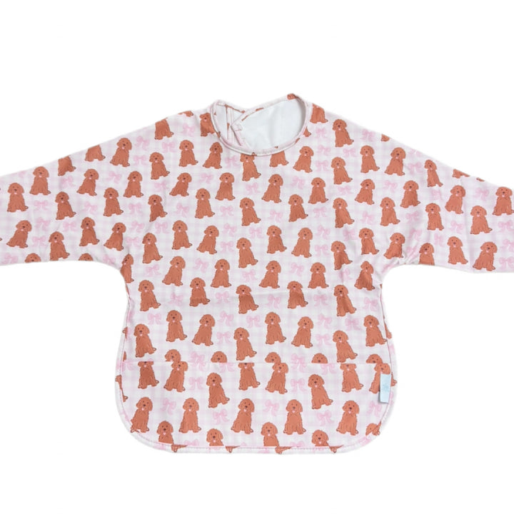 Signature Catch All Bib - Pink Doodle Bows