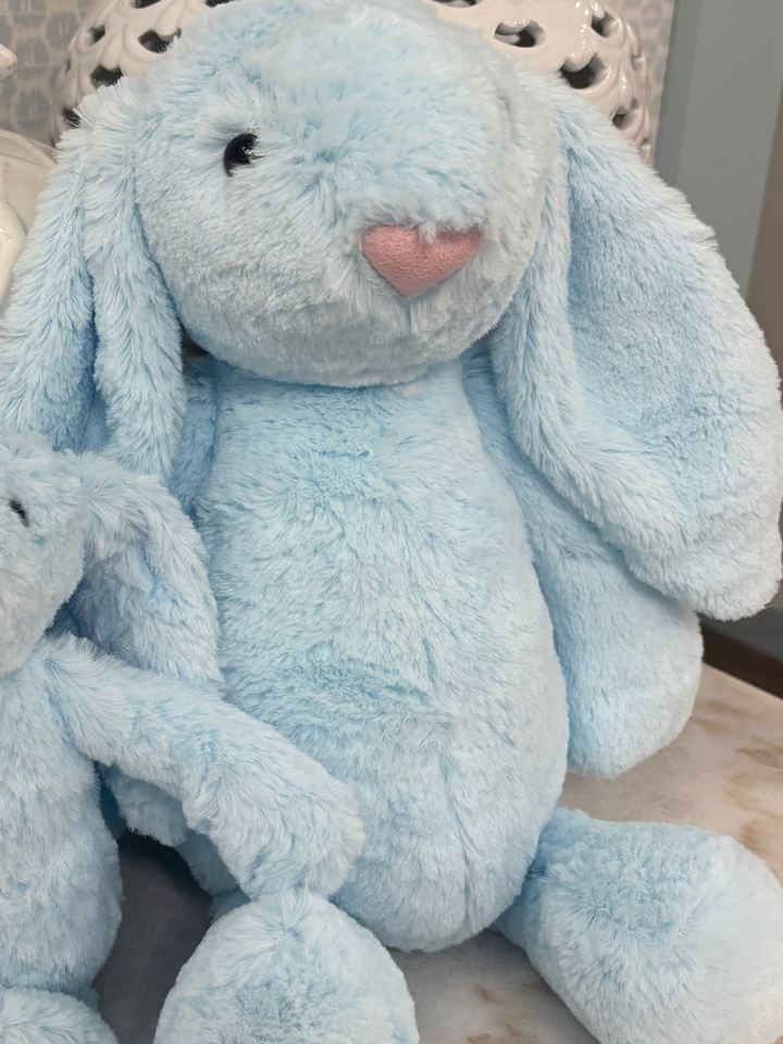 Hampton James Customized Light Blue Bunny