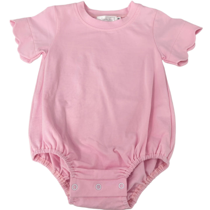 Hampton James Scalloped Cotton Bubble - Light Pink