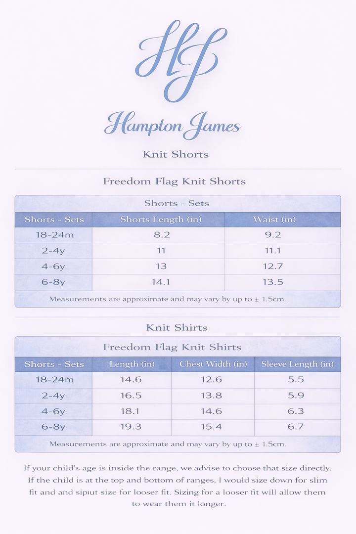 Freedom Flag Knit Short Set - Pink