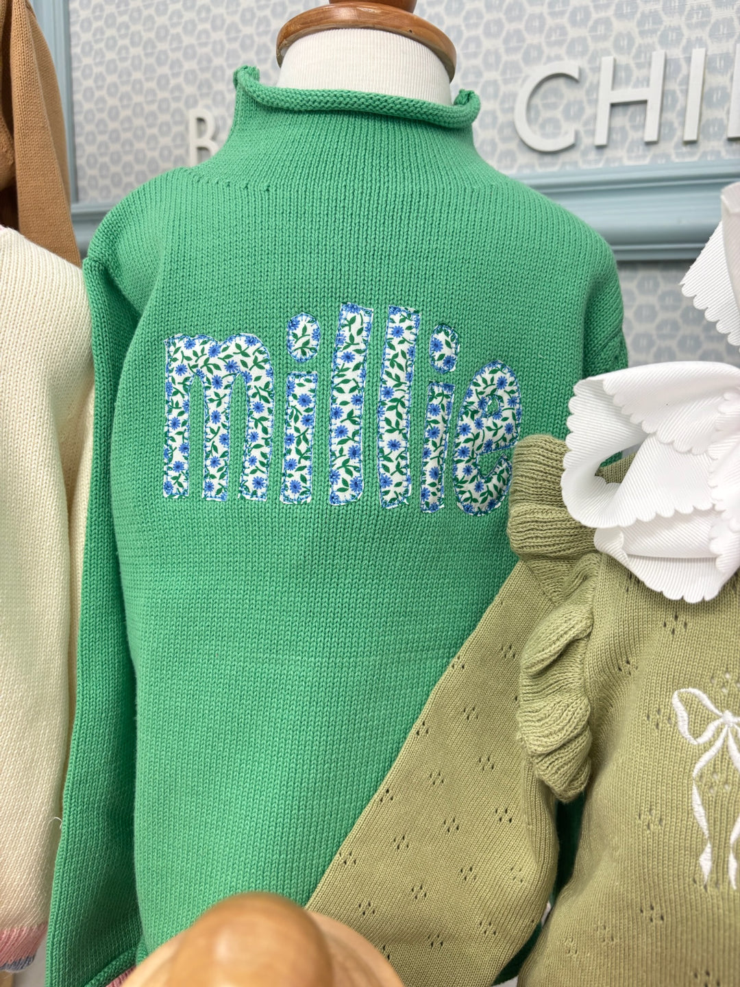 Hampton James Signature Rollneck Sweater - Kelly Green (Fits TTS)