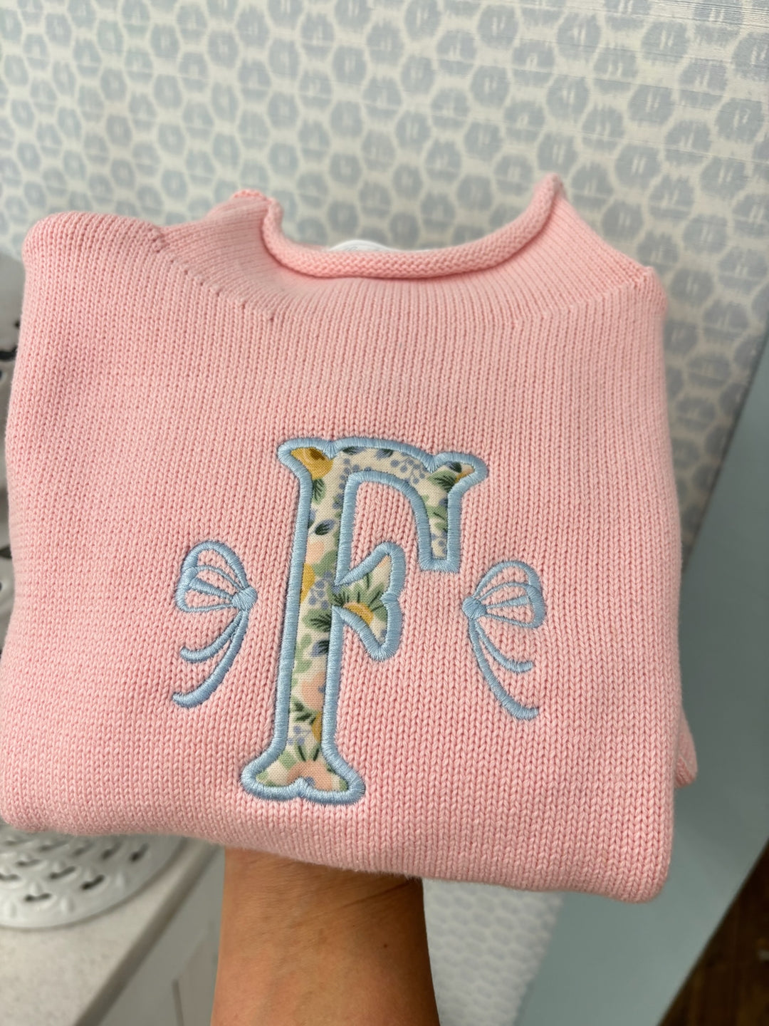 Hampton James Knit Rollneck Bubble - Light Pink (Fits TTS)
