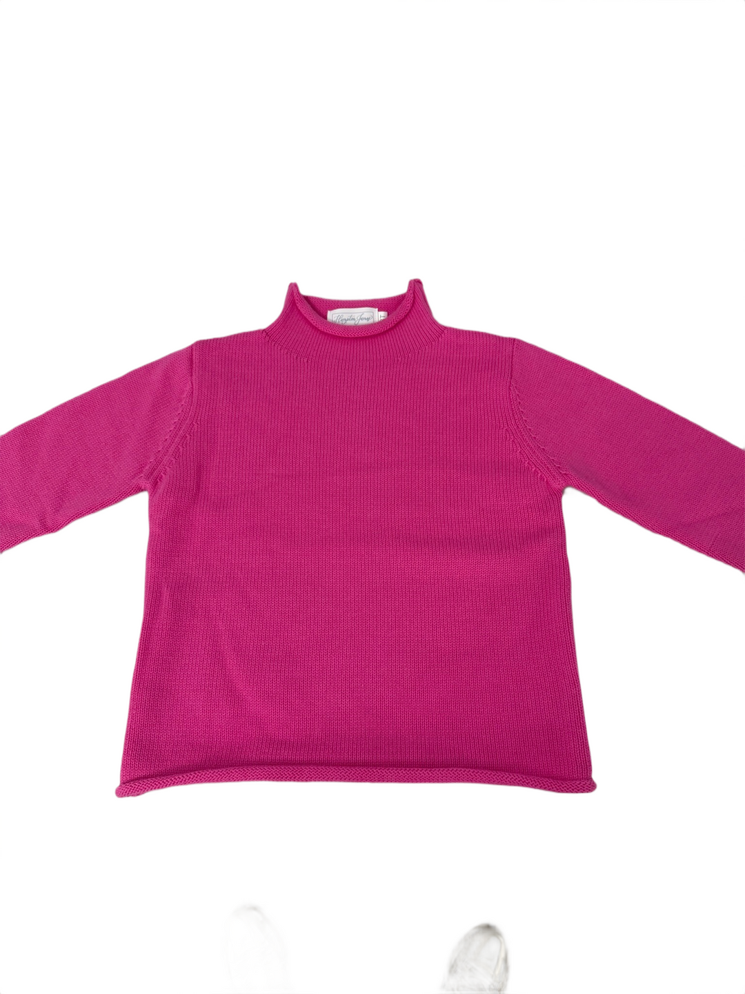 Hampton James Signature Rollneck Sweater - Hot Pink (Fits TTS)