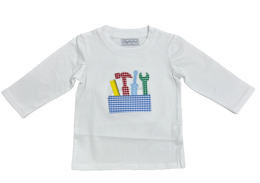 Appliqué Boy Tool Box Appliqué Shirt for boys - Hampton James Clothing