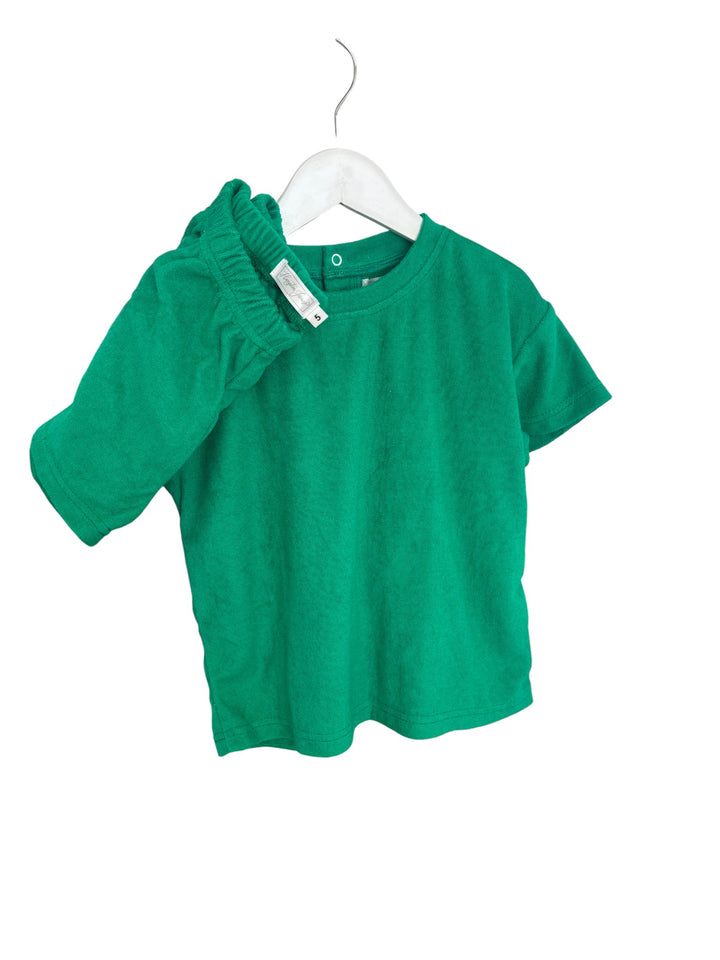 Hampton James Terry Short Set - Kelly Green
