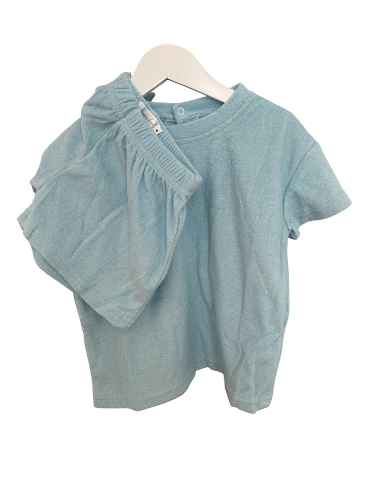 Hampton James Terry Short Set - Light Blue
