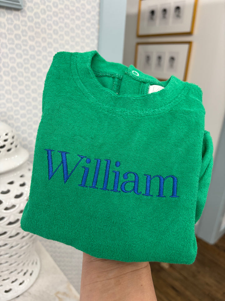 Hampton James Terry Bubble - Kelly Green